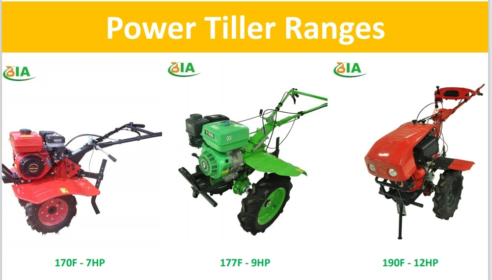 Top Quality 170f Gasoline 9HP Mini Power Tiller with Best Engine