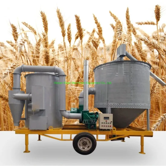Máquina de Secar de Milho 20t Uso Agrícola Máquina de Secar de Arroz Gasto Tipo Móvel Grão Arroz Equipamento de Semente de Trigo