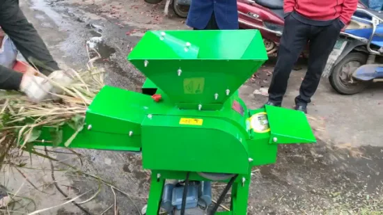Máquina de processamento de alimentação animal Máquina de corte de grama Ensilagem Palha Cortador de palha