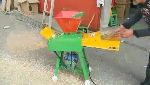 Weiyan Farm Use Processamento de Ração Animal Pequeno Cortador de Palha