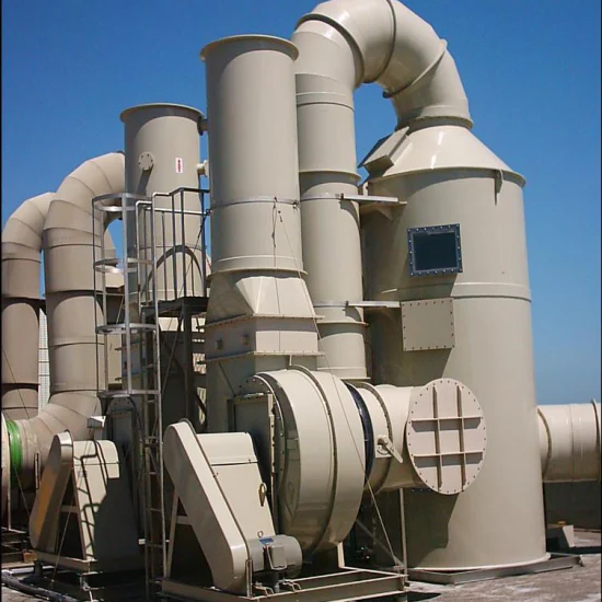 Tratamento de Gás de Exaustão Equipamento de Tratamento de Gás Residual para a Indústria de Proteção Ambiental Plantas Químicas Borracha Eletrônica Indústria Farmacêutica